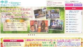 電話占い絆公式サイトのスクショ画像