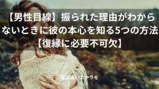 【男性目線】振られた理由がわからないときに彼の本心を知る5つの方法【復縁に必要不可欠】のイメージ