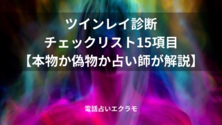 「ツインレイ診断チェックリスト15項目【本物か偽物か占い師が解説】」のイメージ